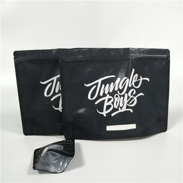 Gravnre Printing Plastic Zipper Bags , Mylar Weed Stand Up Packaging Pouches