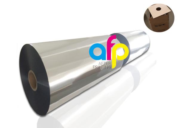 Offset Printing Silver Metalized Polyester Film Both Side High Corona Treated