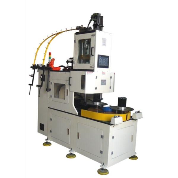 Vertical White Automatic Winding Machine for Pump Motor / Induction Motor Stator Production