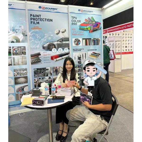 Black Matte Satin PPF 190 Microns TPU Car Paint Protection Film