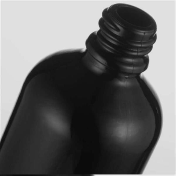 Thickened CE Glass Bottles With Sprayer , Leakproof 4 Oz Black Glass Spray Bottles