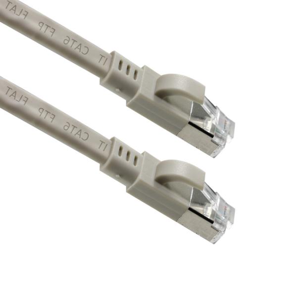 CAT6 Câble Ethernet FTP plat protégé par un écran sans démarrage
