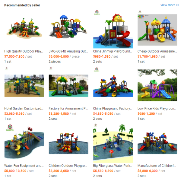 Safe And Reliable Outdoor Water Slide Big Water Slide 1550*1080*650CM