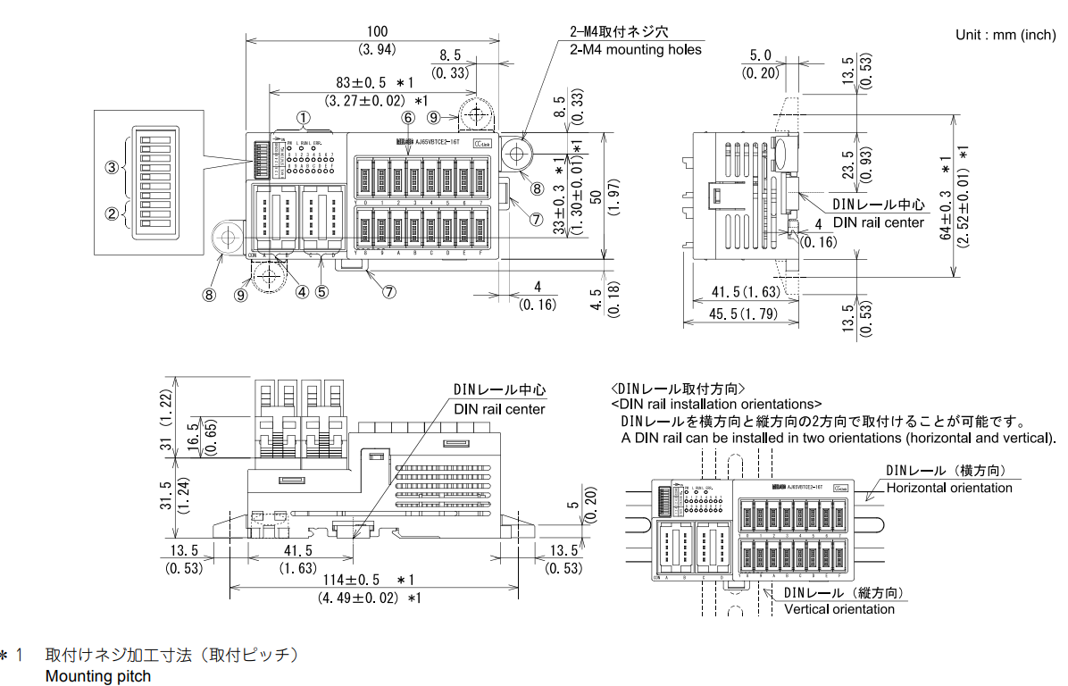 Промышленный регулятор Programmable AJ65VBTCE2-16T PLC Мицубиси
