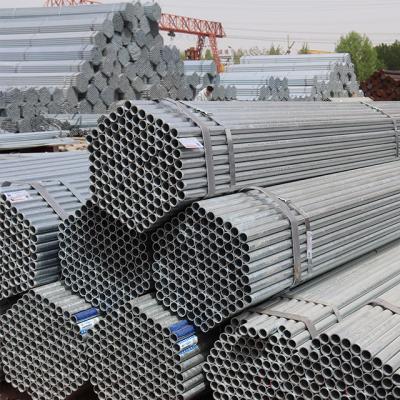 0.5 mm 0,8 mm 1 mm épaisseur de tuyau galvanisé pour la construction directement Certificat ISO9001 facturation par poids réel