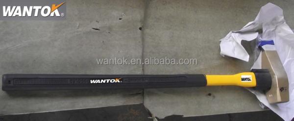 5KG Heavy Splitting Maul Axe with Fiberglass Handle and Splitting Wedge Long Lasting
