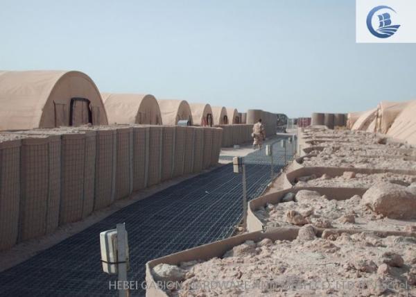 modern Military Hesco Barriers , Hesco Fencing 3mm-5mm Wire Diameter ISO9001