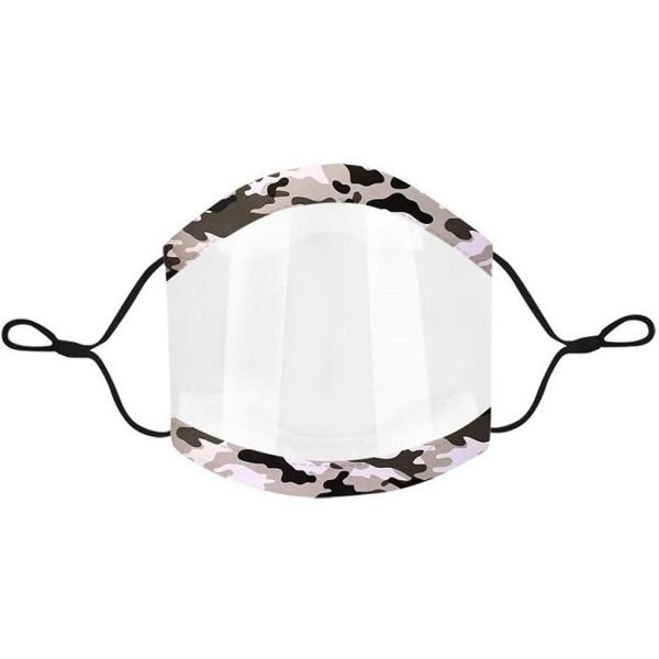 Multi Color Deaf Mute Lip Masks Transparent Anti Haze Dust Clear Face Masks