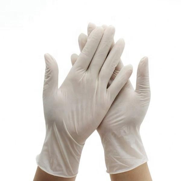 Luvas médicas descartáveis da resistência da alergia/luvas descartáveis categoria médica
