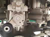 24 cabeças Máquinas de enchimento de latas de fácil abertura, controlo automático PLC, até 400 CPM