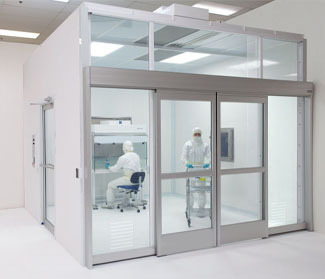 304 quarto desinfetado de aço inoxidável da classe 100000 FFU com chuveiro de ar