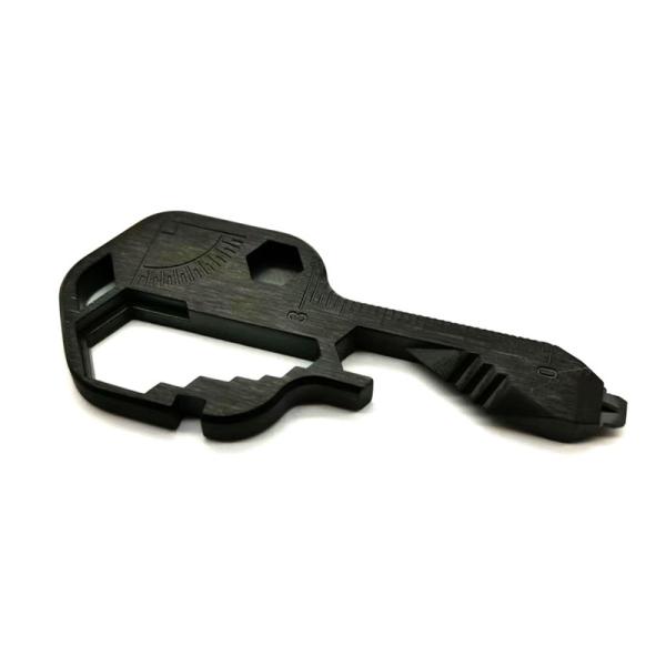PVD Coating Keychain Survival Tool Gear 24 In One Metal Injection ODM