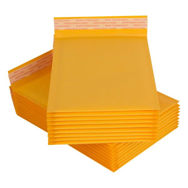 Shockproof Clothing Cosmetics 20*24cm Kraft Bubble Mailer