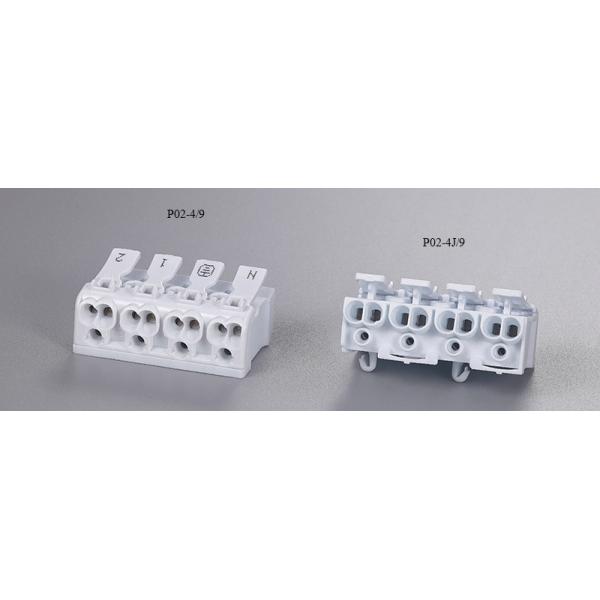 2 3 4 5 нажим Screwless снабжения жилищем PA портов 450V 24A 0.5-2.5mm2 в соединителе провода для света СИД