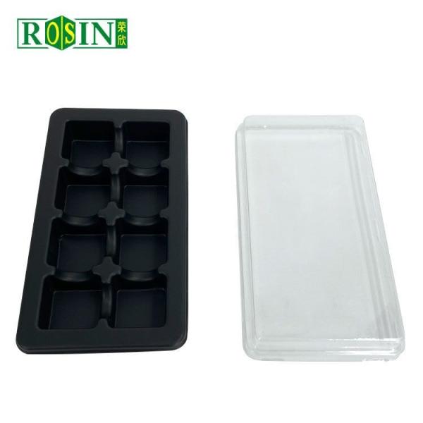 Custom 5 Cavity Chocolate Insert Trays Disposable Blister PP With Clear Lid