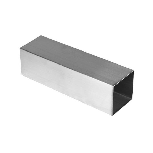 Superfície da linha fina do cetim da tubulação de aço do quadrado SS304 da espessura 0.5mm