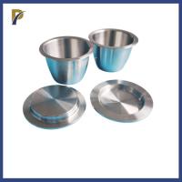 Cremes de zircônio com flanges e tampa para análises de fluxo de fusão ICP-OES