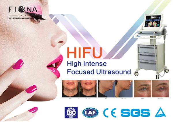 Multifunctional 2 In 1 HIFU Beauty Machine Skin Care / Weight Loss 7MHZ Frequency