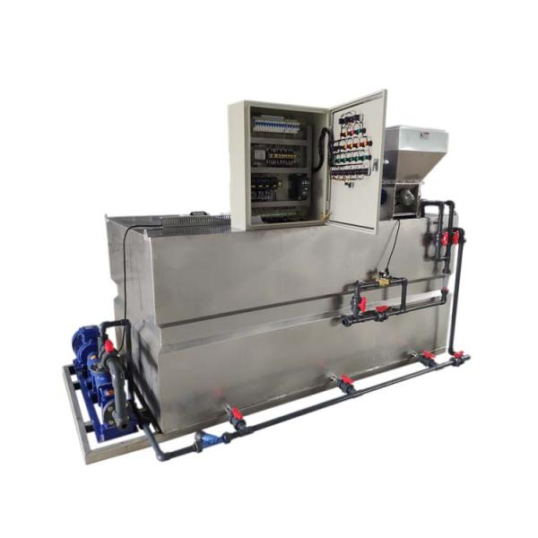 500 L/H Automatic Dosing Unit 100Kg For Water Treatment Chemical Sewage Treatment Plant