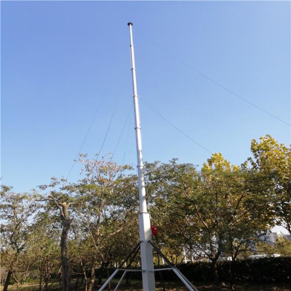 10M сгибают вверх ворот треноги Alu 6063 Monopole вверх по рангоуту