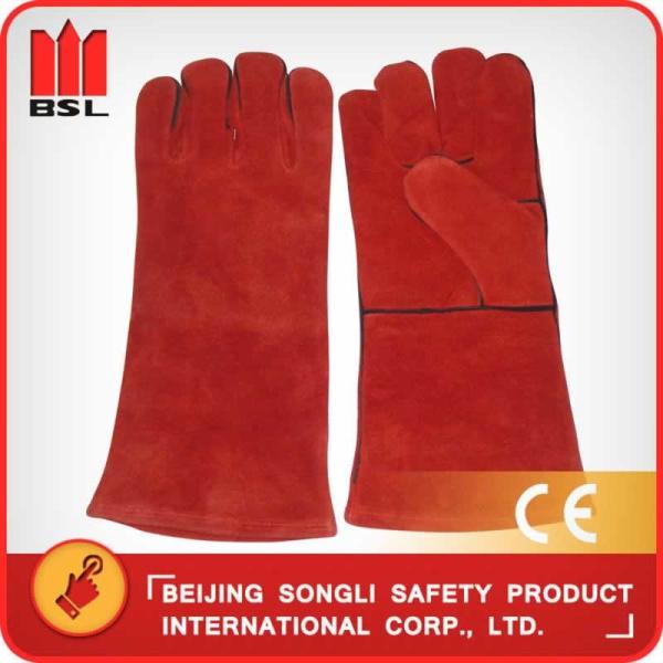 SLG-HD8020-R4 cow split leather welding gloves