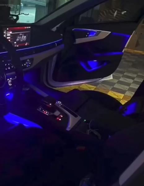 Ambient lights RGB 1:1 Perfect central control (21 light)for Audi A4 (2017-2023)