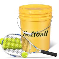 Colourful Custom Logo Plastic 5 Gallon Baseball Softball Balde para Treinamento de Softball