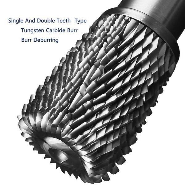 Single And Double Teeth Sets Type Tungsten Carbide Burr Deburring