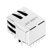 El conector hembra de Tab Down Low Profile Rj 45 Magjack de la base-T de L836-121T-KD 2.5G con Gy/G llevó