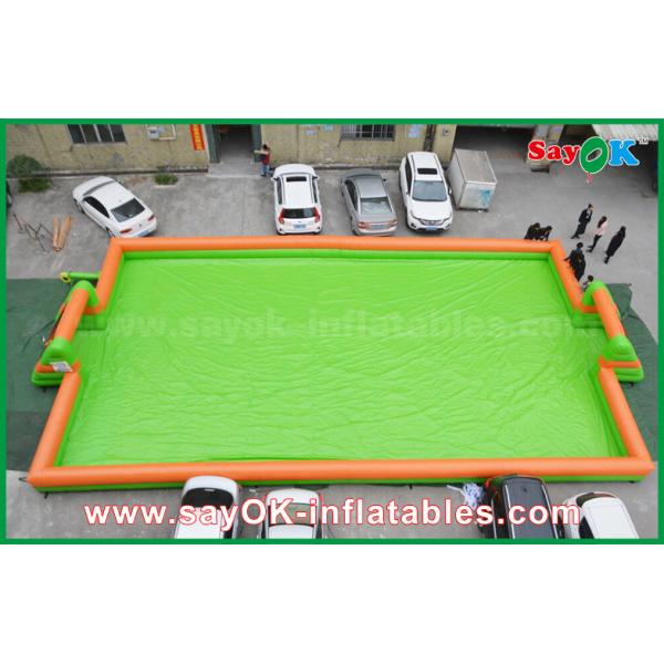 Футбольное поле/футбольное поле раздувных игр спорт PVC футбольного поля 0,55 раздувных портативное
