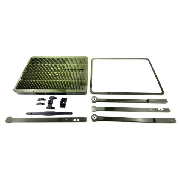 Piezas de fresado CNC de alta precisión, aluminio, superficie pintada