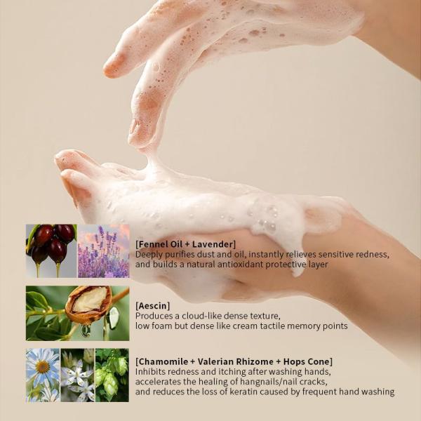 Natural Antibacterial Herbal Hand Soap Foaming Hand Wash Soothing Skin