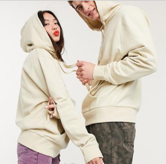 Blank Plain Pullover Heavyweight Cotton Hoodies Oversized Unisex Hoodie