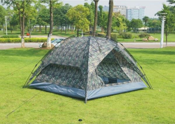 Fast Pitch Instant Camouflage Automatic Camping Tent for 3-4 Person Outdoor Hiking Camping and Picnic(HT6075)
