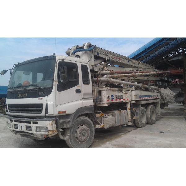 Zoomlion 37m 2007 Использованный бетонный насос грузовик монтированный насос с цилиндровой структурой