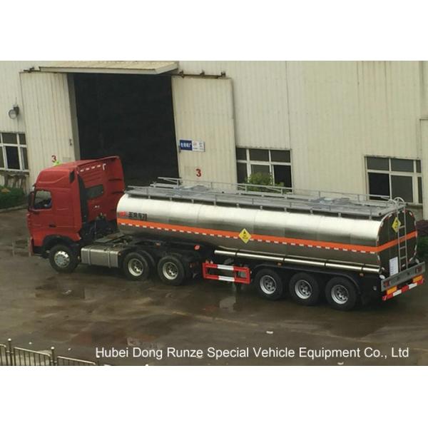 SS Chemical Tanker Truck For Ammonium Nitrate / Liquid Molten Sulfur Delivery