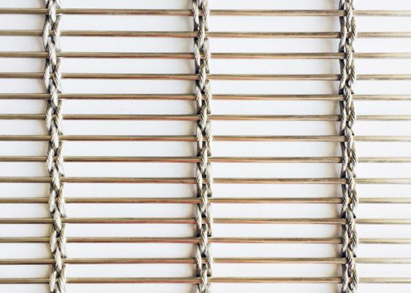ODM 4m Flexible Stainless Steel Woven Metal Mesh Cladding For Restaurants