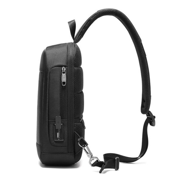 New custom logo Shoulder bag multifunctional waterproof anti theft chest bag men sling bag