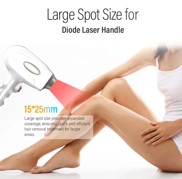 Dual Handles 808nm Diode Laser Hair Removal and Picosecond Laser Tattoo Removal Machine 2in1