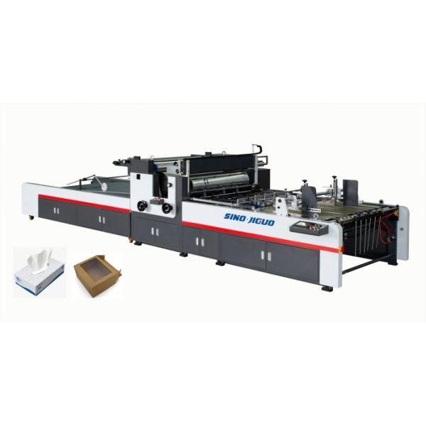JIGUO Standard Window Patching Machine Economic Small Format Window Patching Machine For Gift Packaging Box