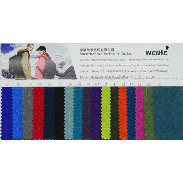 Diamond Lattice Pattern Nylon Oxford Cloth 100% Polyamide Ripstop