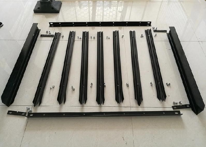 Panel de cercas de seguridad de acero galvanizado de alta durabilidad Sistema modular