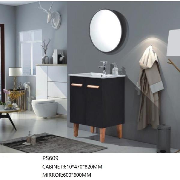 Установленный пол профессионального Каркасе ПВК шкафов тщеты ванной комнаты мате