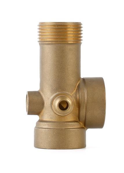 6 Inch Threaded Brass Tube Fitting 10Bar Rustproof Multipurpose