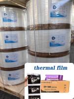 Film thermique papier ultrasonique recyclable 75um 95um film d'impression thermique/ support d'emballage étiquettes de film thermique rouleaux jumbo