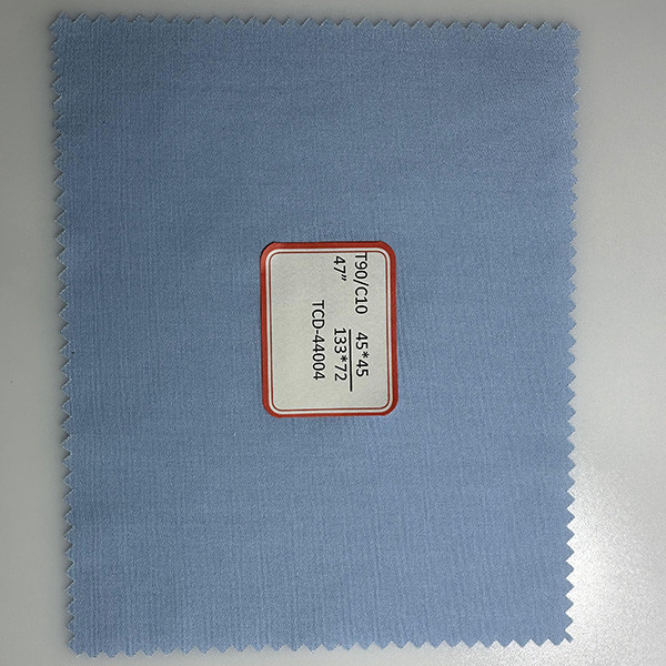 Tc Bleached/ Dyed Poplin Fabric T-Shirt Ce Plain Fabrics Woven Bci Lightweight Interlining 100gsm 110*76