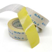 O dobro amarelo do preço de grosso tomou partido nenhuma fita customizável do tapete do resíduo
