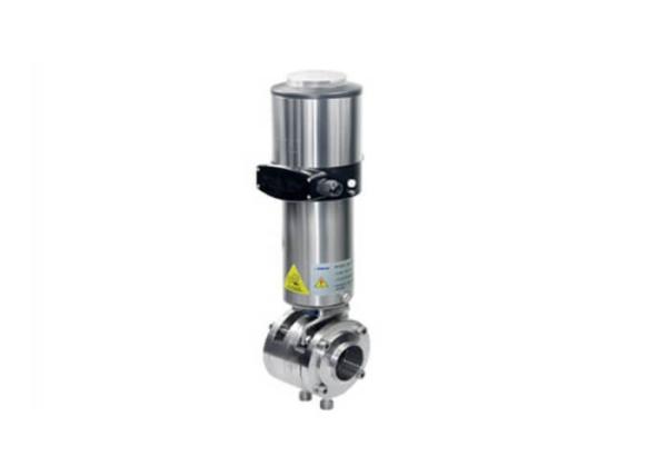 4 3 Way T Port Tri Clamp Pneumatic Ball Valve