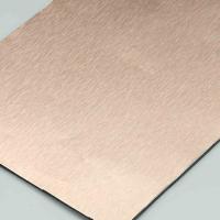 Heat Resistant 2440mm Brushed Aluminum Composite Panel Champagne Aluminium Composite Mirror