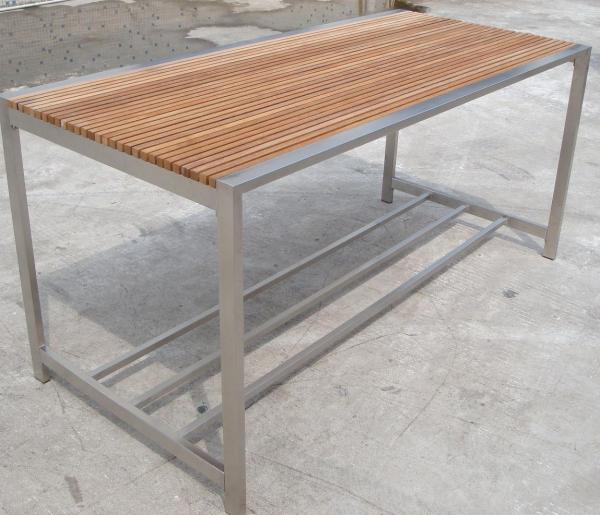 China LFurniture Metal Frame Wooden Bench-16